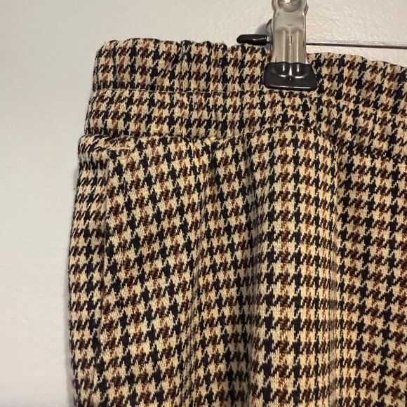 A New Day Womens Houndstooth Elastic Waist Pants Size L - Picture 2 of 5